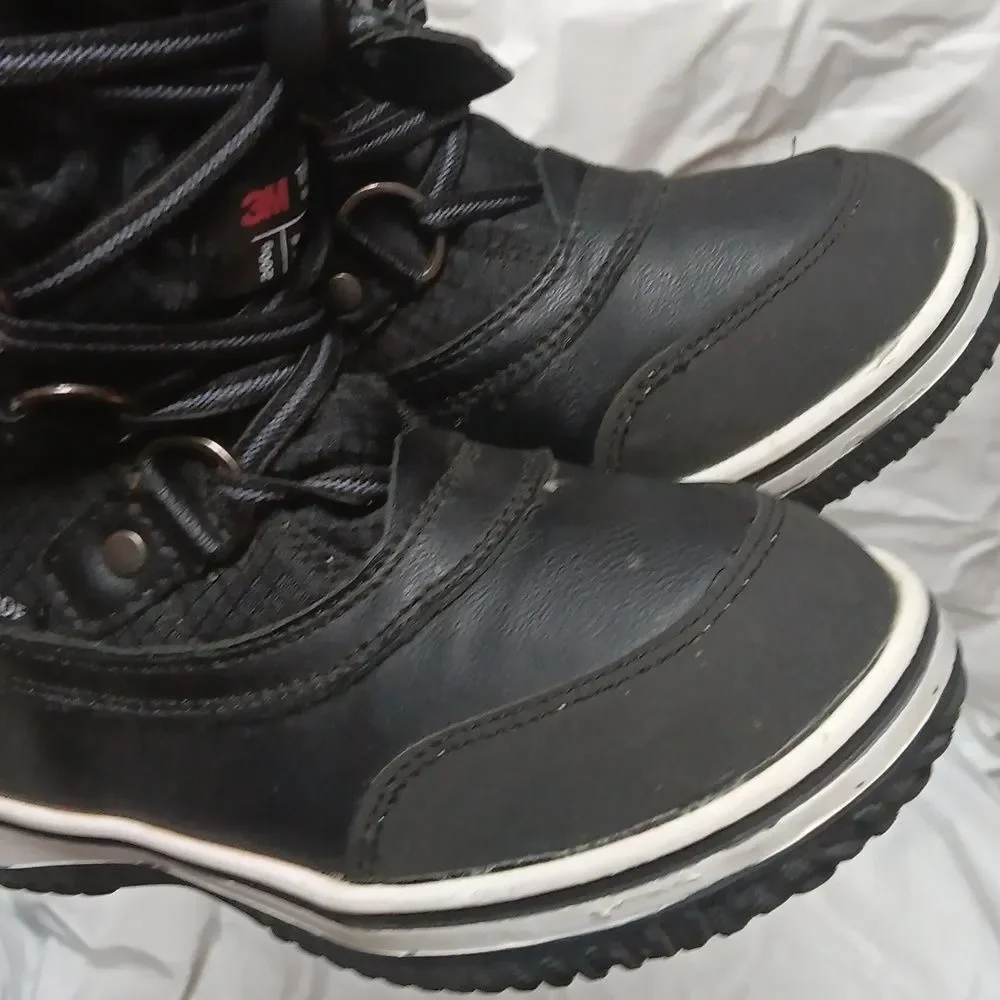 Tamarack Black Thinsulate Watee Resistant Impermeable Snow Boots Toddler Sz 10